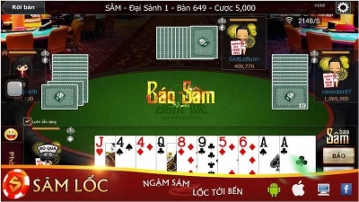 Sâm lốc online - Đẳng cấp trí tuệ cùng những ván bài kịch tính